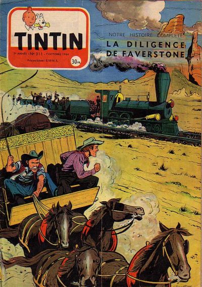 Cover for Journal de Tintin (Dargaud, 1948 series) #311