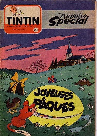Cover for Journal de Tintin (Dargaud, 1948 series) #336