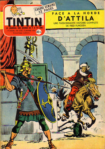 Cover for Journal de Tintin (Dargaud, 1948 series) #376