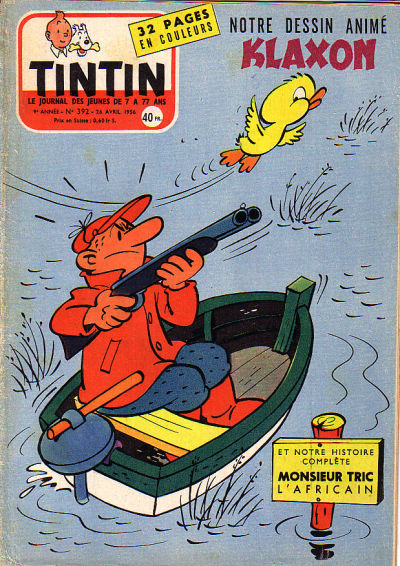 Cover for Journal de Tintin (Dargaud, 1948 series) #392