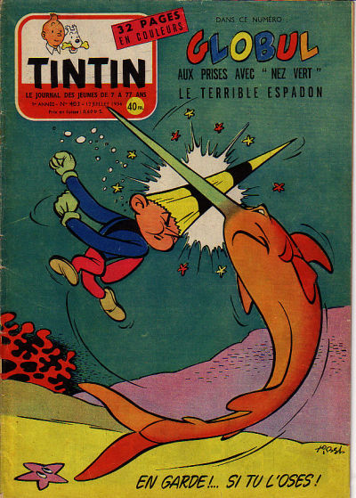 Cover for Journal de Tintin (Dargaud, 1948 series) #403