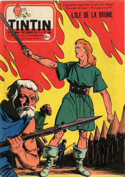 Cover for Journal de Tintin (Dargaud, 1948 series) #422