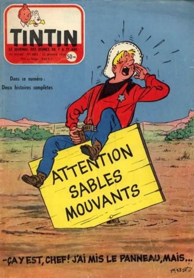 Cover for Journal de Tintin (Dargaud, 1948 series) #483