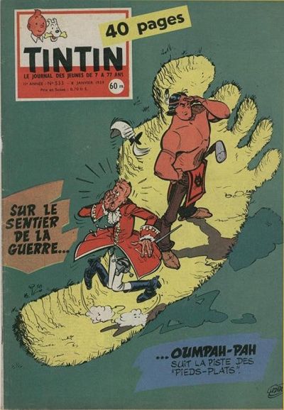 Cover for Journal de Tintin (Dargaud, 1948 series) #533