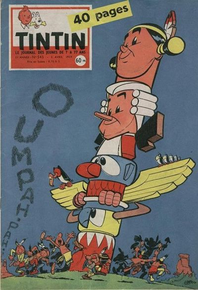Cover for Journal de Tintin (Dargaud, 1948 series) #545