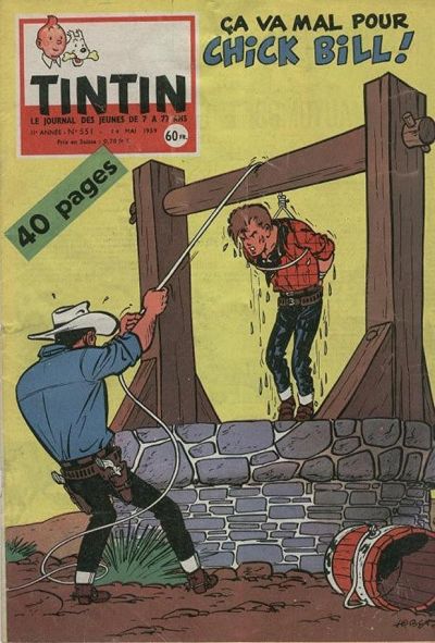 Cover for Journal de Tintin (Dargaud, 1948 series) #551