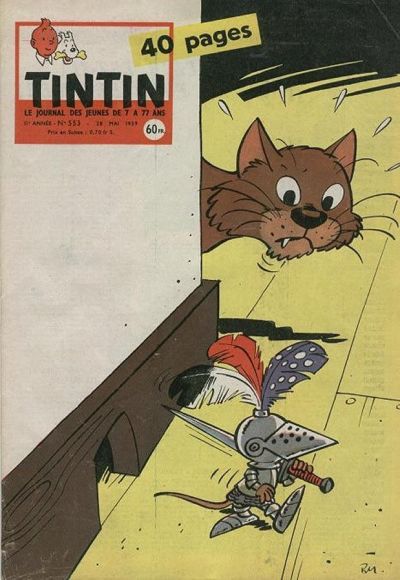 Cover for Journal de Tintin (Dargaud, 1948 series) #553