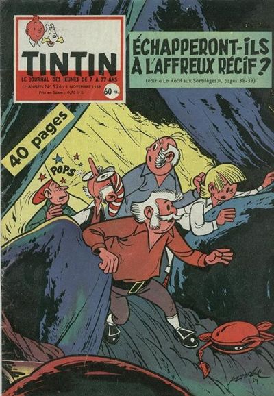 Cover for Journal de Tintin (Dargaud, 1948 series) #576