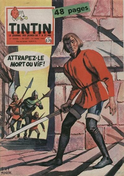 Cover for Journal de Tintin (Dargaud, 1948 series) #597