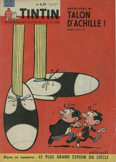 Cover for Journal de Tintin (Dargaud, 1948 series) #654