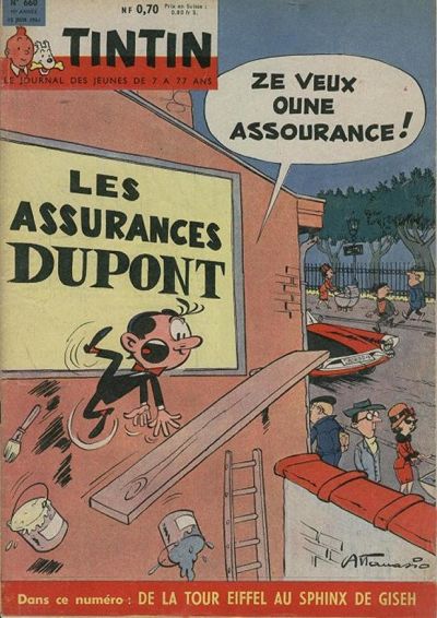 Cover for Journal de Tintin (Dargaud, 1948 series) #660