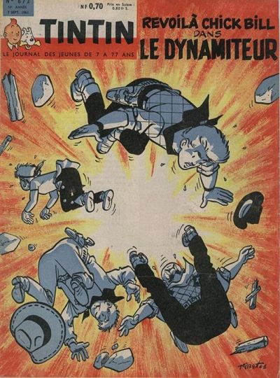 Cover for Journal de Tintin (Dargaud, 1948 series) #672