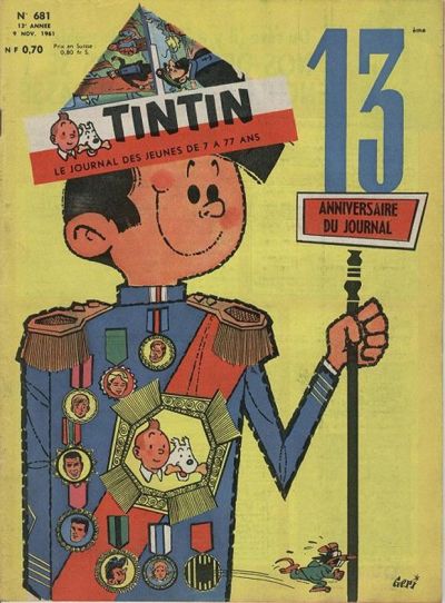 Cover for Journal de Tintin (Dargaud, 1948 series) #681