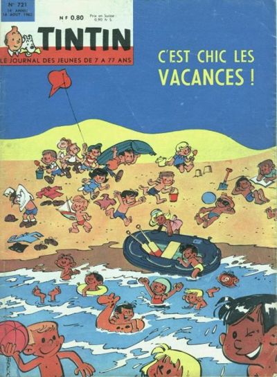Cover for Journal de Tintin (Dargaud, 1948 series) #721