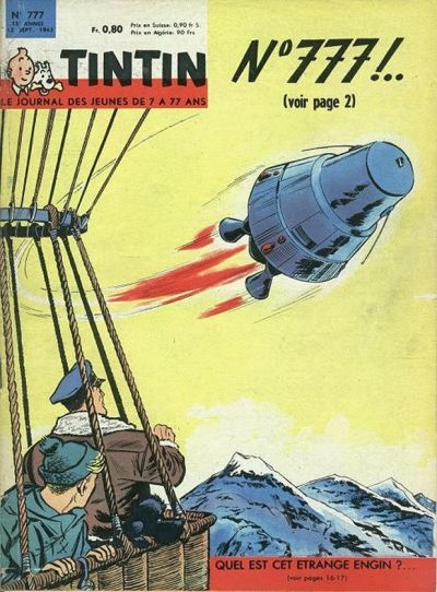 Cover for Journal de Tintin (Dargaud, 1948 series) #777