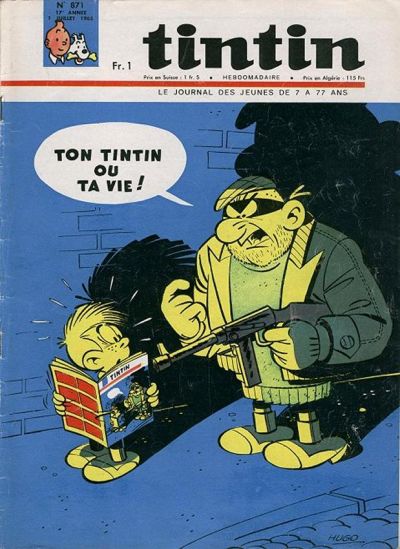 Cover for Journal de Tintin (Dargaud, 1948 series) #871