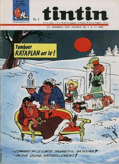 Cover for Journal de Tintin (Dargaud, 1948 series) #934