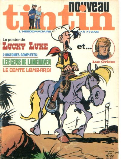 Cover for Nouveau Tintin (Dargaud, 1975 series) #22