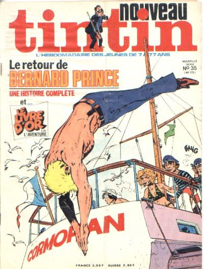 Cover for Nouveau Tintin (Dargaud, 1975 series) #35