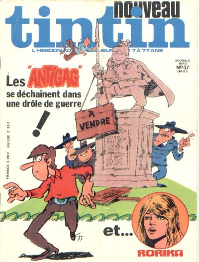 Cover for Nouveau Tintin (Dargaud, 1975 series) #37 (177)