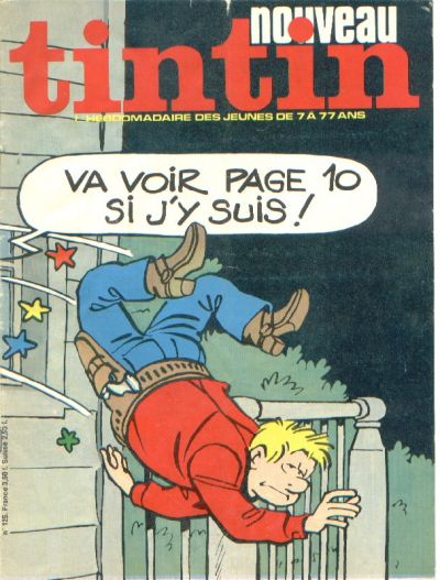 Cover for Nouveau Tintin (Dargaud, 1975 series) #125