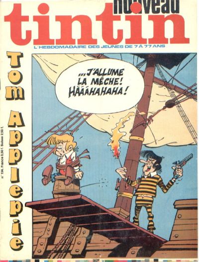 Cover for Nouveau Tintin (Dargaud, 1975 series) #134