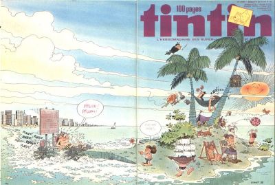 Cover for Nouveau Tintin (Dargaud, 1975 series) #198