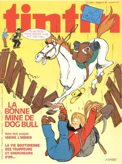 Cover for Nouveau Tintin (Dargaud, 1975 series) #210