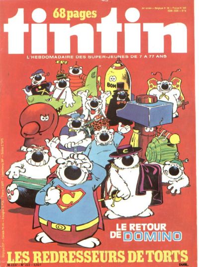 Cover for Nouveau Tintin (Dargaud, 1975 series) #222