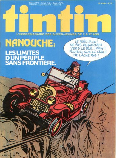 Cover for Nouveau Tintin (Dargaud, 1975 series) #246