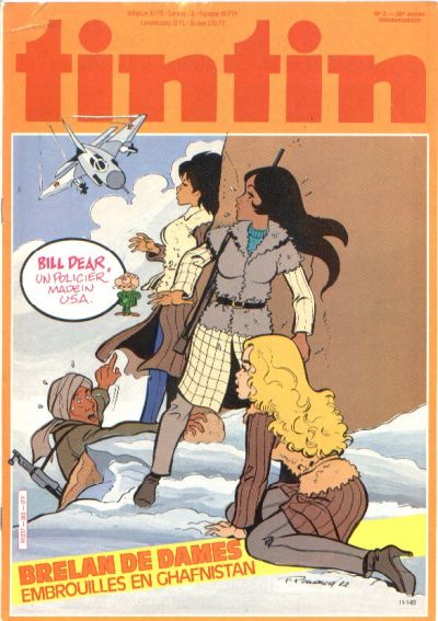 Cover for Nouveau Tintin (Dargaud, 1975 series) #383