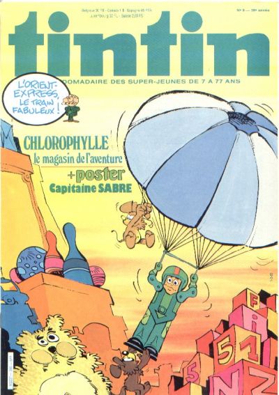 Cover for Nouveau Tintin (Dargaud, 1975 series) #390