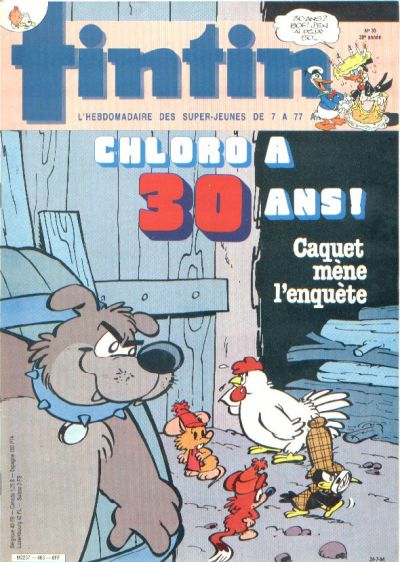 Cover for Nouveau Tintin (Dargaud, 1975 series) #463