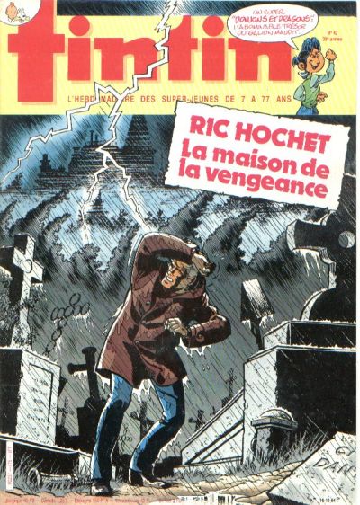Cover for Nouveau Tintin (Dargaud, 1975 series) #475