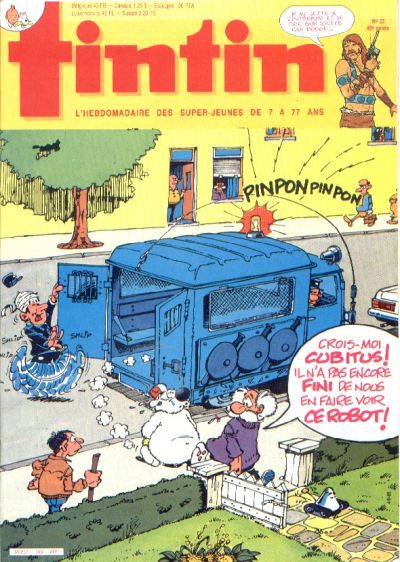 Cover for Nouveau Tintin (Dargaud, 1975 series) #508