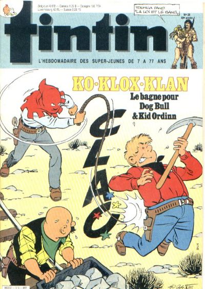 Cover for Nouveau Tintin (Dargaud, 1975 series) #513