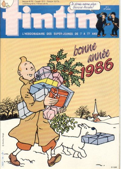 Cover for Nouveau Tintin (Dargaud, 1975 series) #538