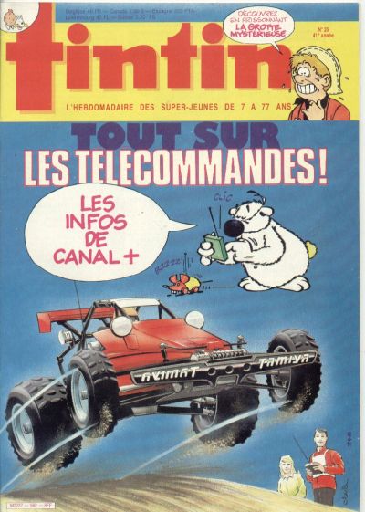 Cover for Nouveau Tintin (Dargaud, 1975 series) #562