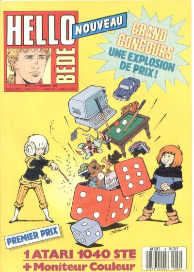 Cover for Hello Bédé (Le Lombard, 1989 series) #9