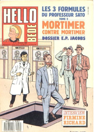 Cover for Hello Bédé (Le Lombard, 1989 series) #19