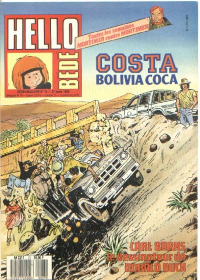 Cover for Hello Bédé (Le Lombard, 1989 series) #27