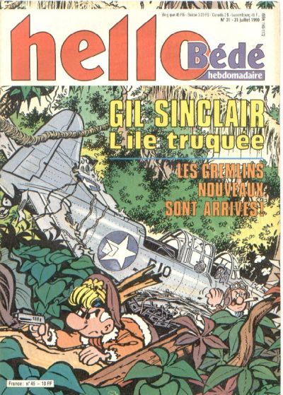 Cover for Hello Bédé (Le Lombard, 1989 series) #45