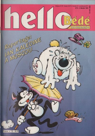 Cover for Hello Bédé (Le Lombard, 1989 series) #72