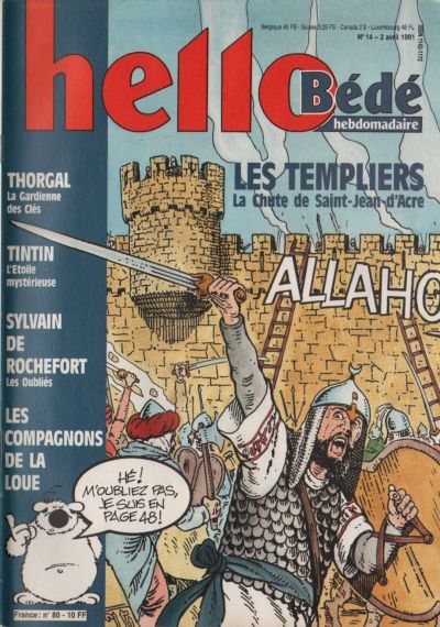 Cover for Hello Bédé (Le Lombard, 1989 series) #80