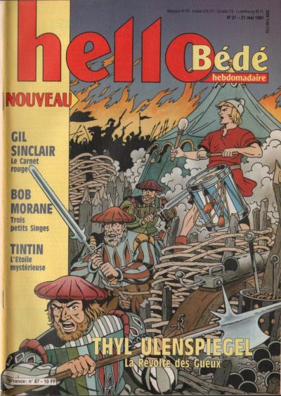 Cover for Hello Bédé (Le Lombard, 1989 series) #87