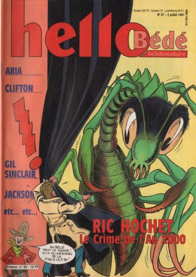 Cover for Hello Bédé (Le Lombard, 1989 series) #93