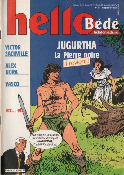 Cover for Hello Bédé (Le Lombard, 1989 series) #102