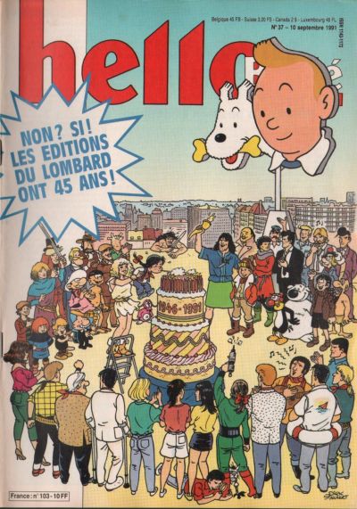 Cover for Hello Bédé (Le Lombard, 1989 series) #103