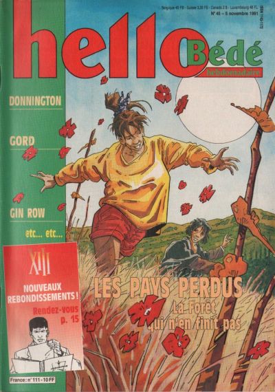 Cover for Hello Bédé (Le Lombard, 1989 series) #111