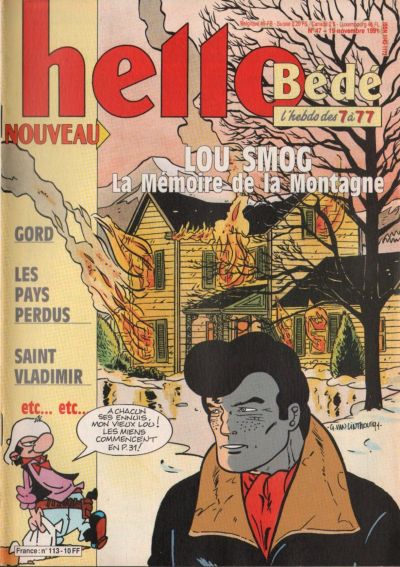 Cover for Hello Bédé (Le Lombard, 1989 series) #113